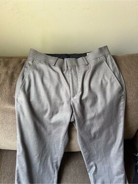 Reaction Kenneth Cole Light Gray Men's Dress Pants